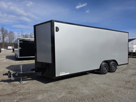 New 2026 Formula Trailers 8.5X20 10K GVWR 080 SCREWLESS EXTERIOR BLACKOUT 7' INSIDE ALUMINUM WHEELS UTV SXS CAR Cargo / Enclosed Trailer