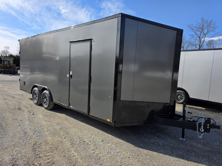 New 2026 Formula Trailers 8.5x20 CAR HAULER WITH ESCAPE DOOR BLACKOUT TRIM 10K GVWR 7' INSIDE SXS UTV GOLF CART Cargo / Enclosed Trailer