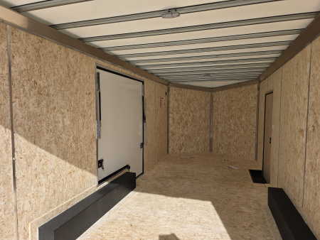 New 2026 Formula Trailers 8.5x20 CAR HAULER WITH ESCAPE DOOR BLACKOUT TRIM 10K GVWR 7' INSIDE SXS UTV GOLF CART Cargo / Enclosed Trailer