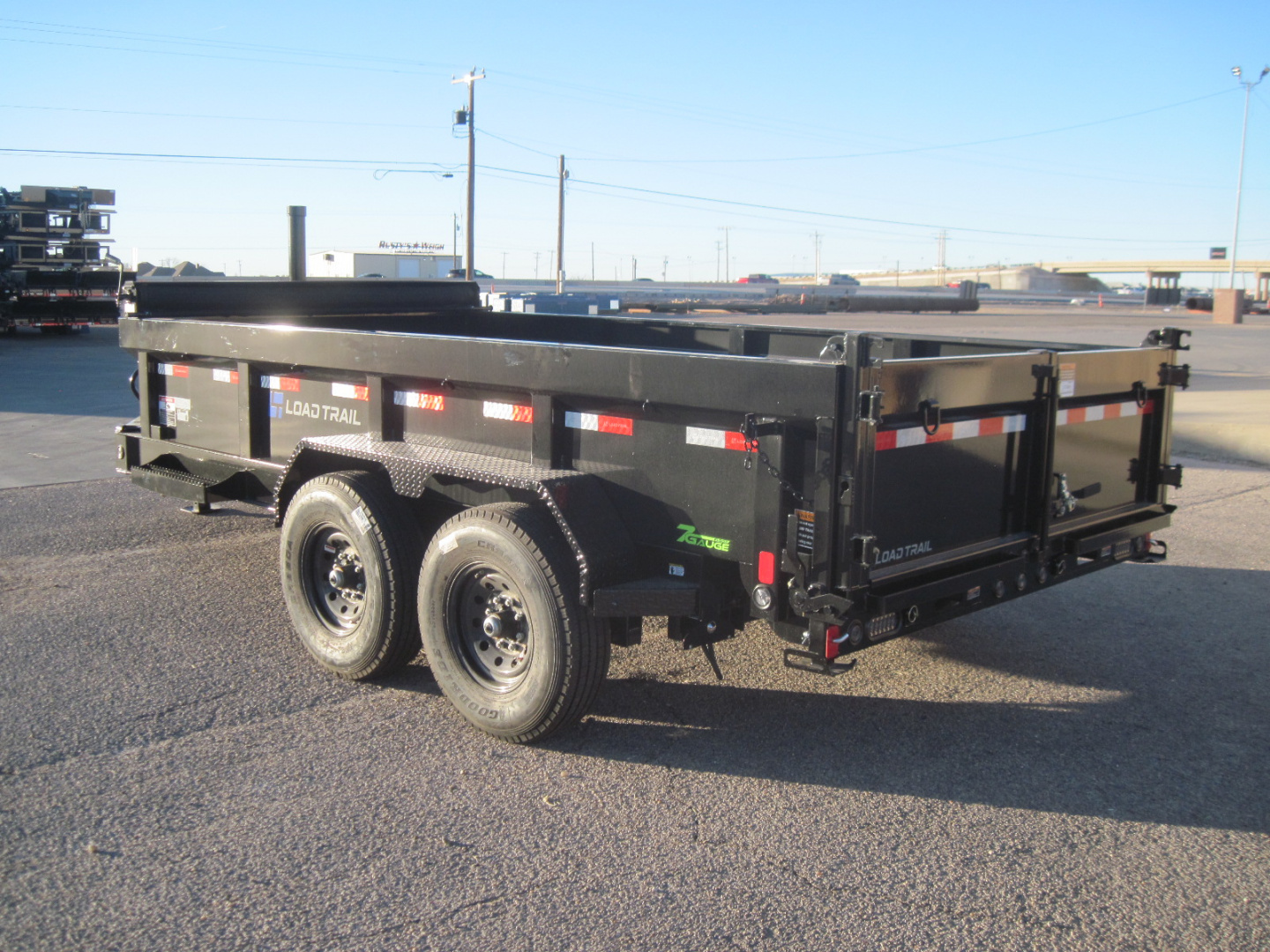 New 2026 Load Trail 83x14 Telescopic Dump w/ 24" sides & 7ga. floor 14k