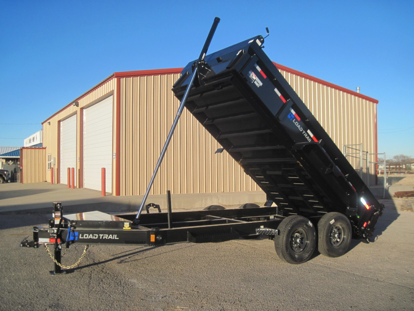 New 2026 Load Trail 83x14 Telescopic Dump w/ 24" sides & 7ga. floor 14k