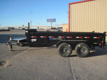 New 2026 Load Trail 83x14 Telescopic Dump w/ 24" sides & 7ga. floor 14k