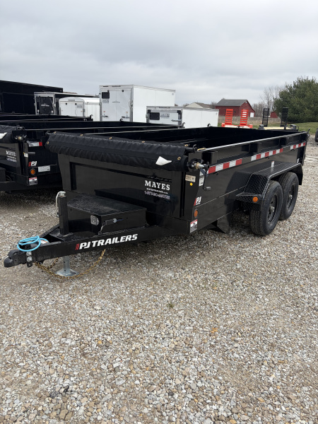 New 2026 PJ Trailer D3122 Dump Trailer 72X12 TA 24  SIDES (GVW:9899) BLACK