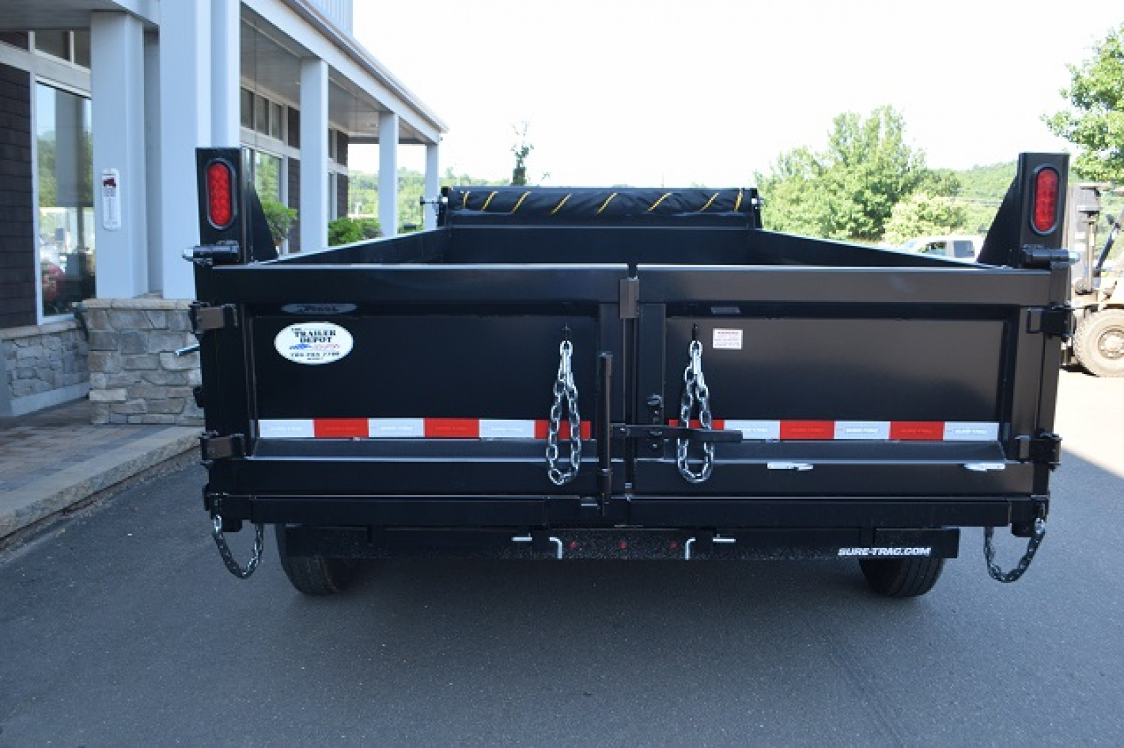 New SURE-TRAC 7' x 14' HEAVY DUTY SCISSOR DUMP TRAILER 14K