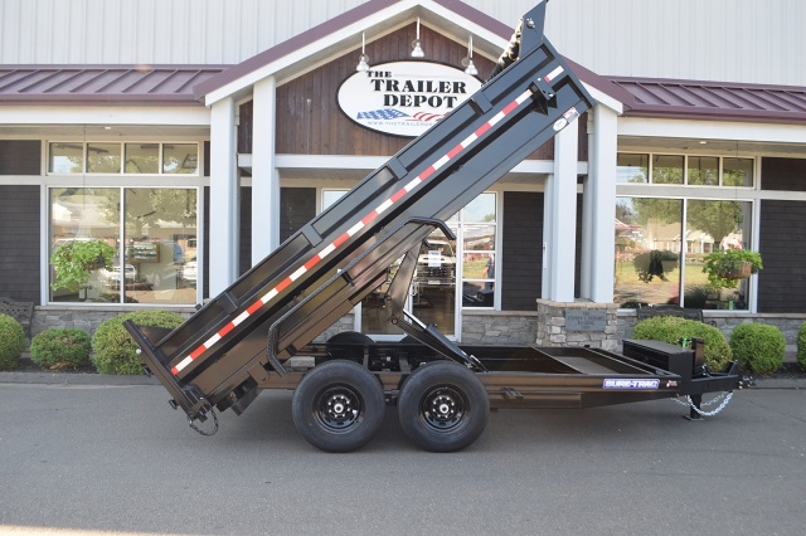 New SURE-TRAC 7' x 14' HEAVY DUTY SCISSOR DUMP TRAILER 14K
