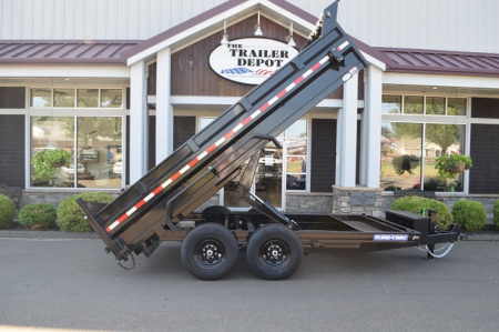 New SURE-TRAC 7' x 14' HEAVY DUTY SCISSOR DUMP TRAILER 14K