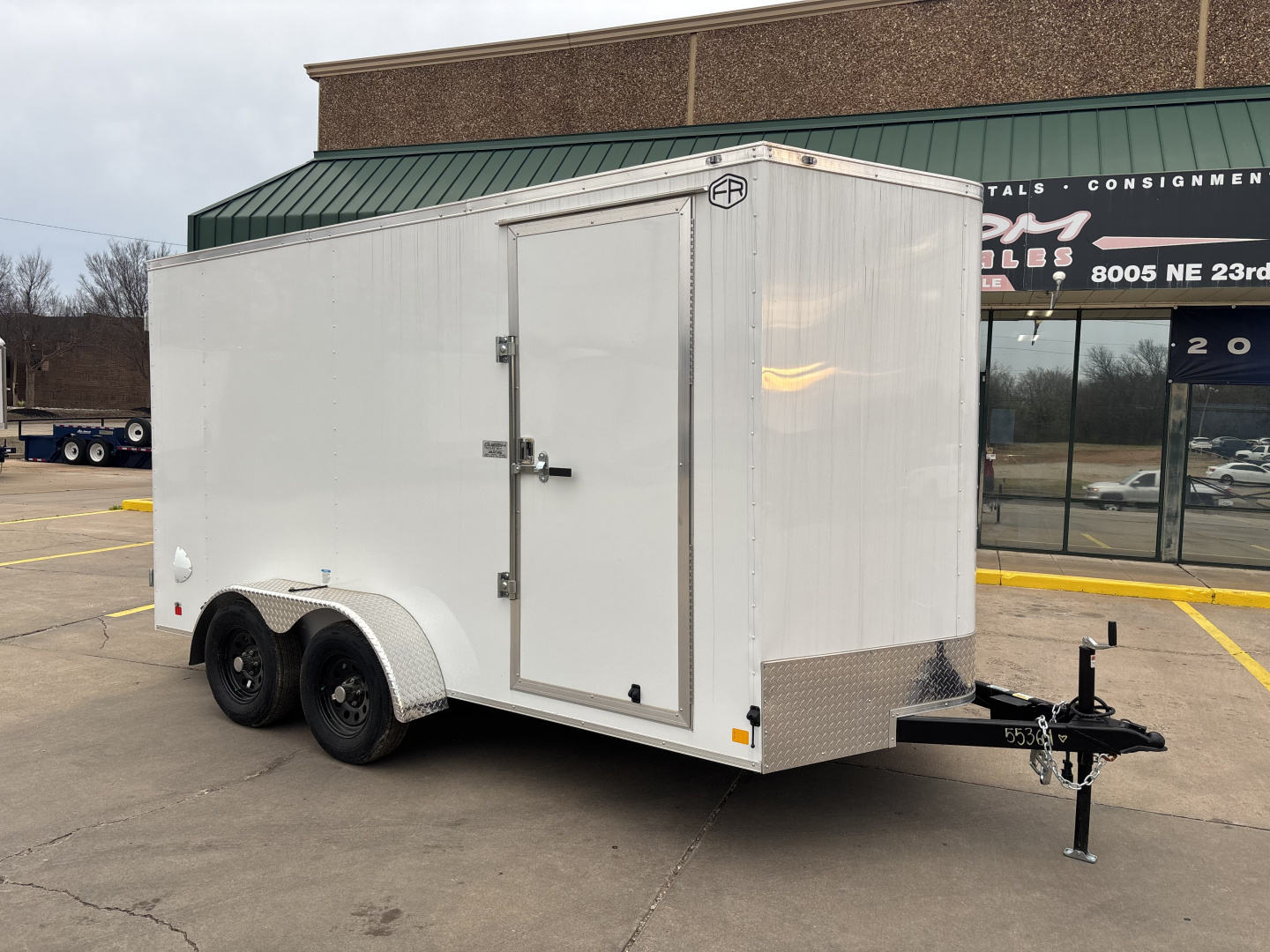 New #055364 2026 FOREST RIVER TA2 7 X 14 TANDEM AXLE 7K ENCLOSED W/ REAR DOUBLE DOORS