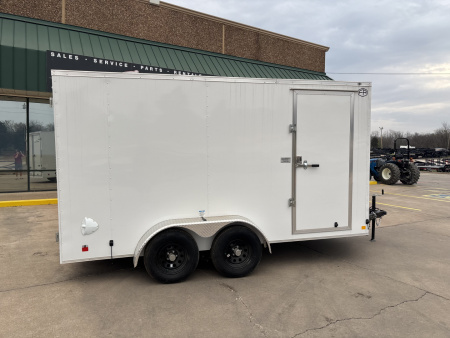 New #055364 2026 FOREST RIVER TA2 7 X 14 TANDEM AXLE 7K ENCLOSED W/ REAR DOUBLE DOORS