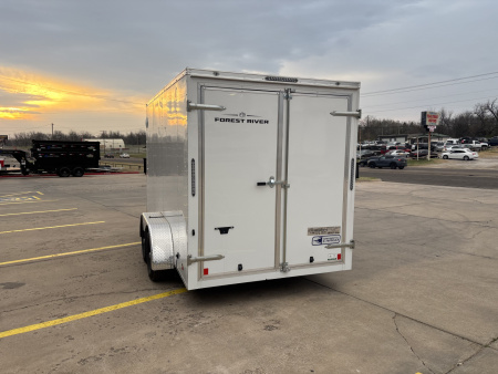 New #055364 2026 FOREST RIVER TA2 7 X 14 TANDEM AXLE 7K ENCLOSED W/ REAR DOUBLE DOORS