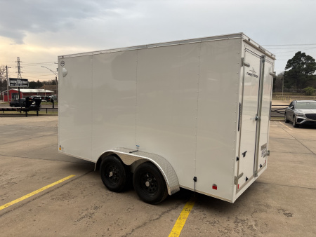New #055364 2026 FOREST RIVER TA2 7 X 14 TANDEM AXLE 7K ENCLOSED W/ REAR DOUBLE DOORS