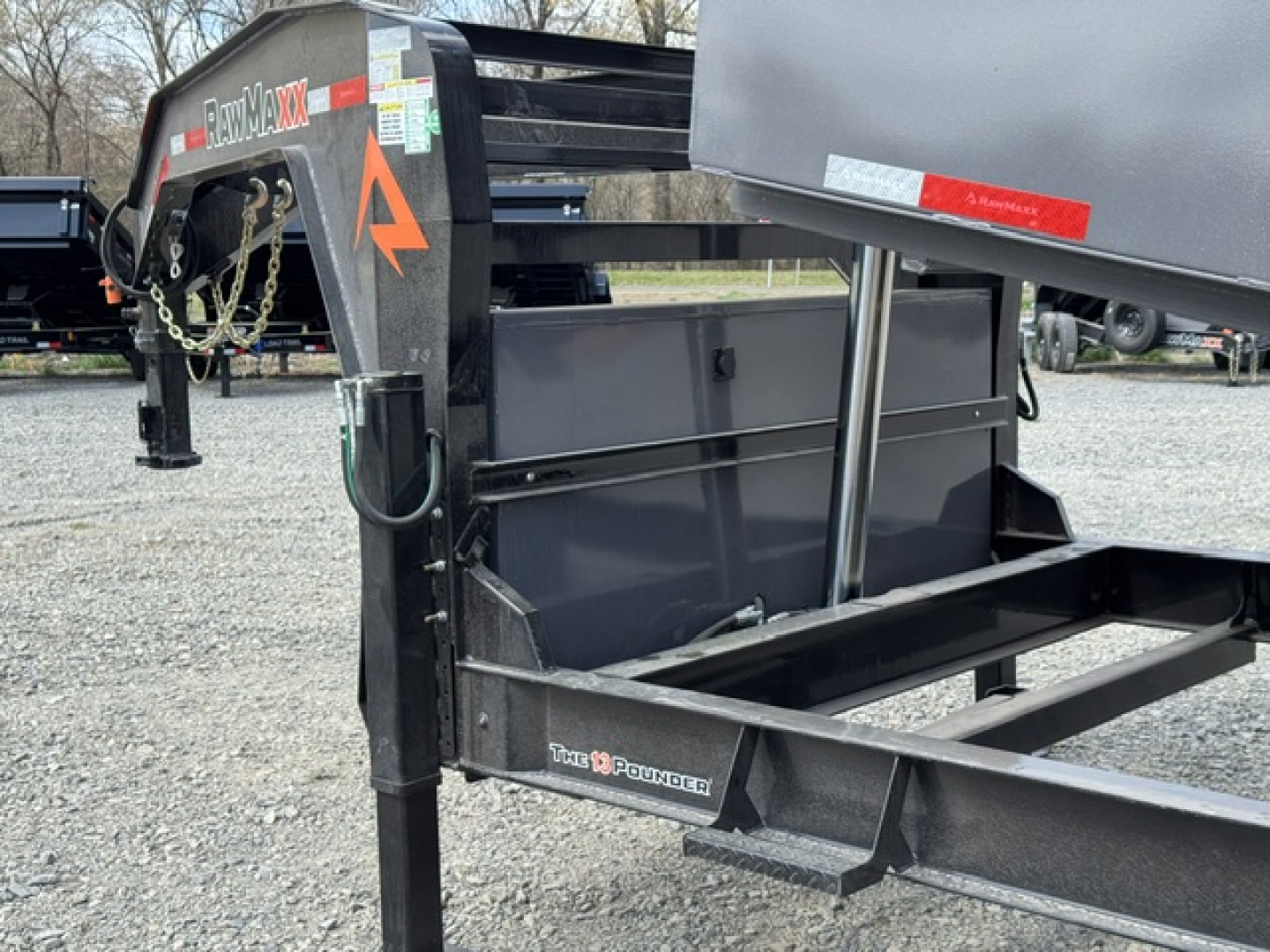 New 2026 RawMaxx 83X16 LPX TRIPLE AXLE Dump Trailer W/ 36'' SIDES,HYDRAILIC JACKS, 14 PLY TIRES, RAMPS, TARP, SPREAD GATE
