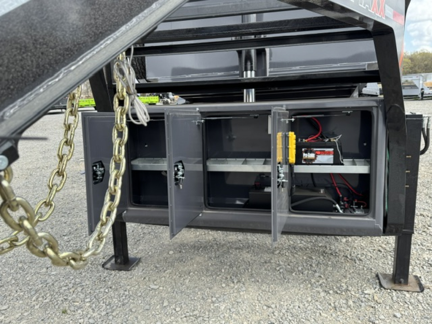 New 2026 RawMaxx 83X16 LPX TRIPLE AXLE Dump Trailer W/ 36'' SIDES,HYDRAILIC JACKS, 14 PLY TIRES, RAMPS, TARP, SPREAD GATE