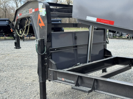 New 2026 RawMaxx 83X16 LPX TRIPLE AXLE Dump Trailer W/ 36'' SIDES,HYDRAILIC JACKS, 14 PLY TIRES, RAMPS, TARP, SPREAD GATE