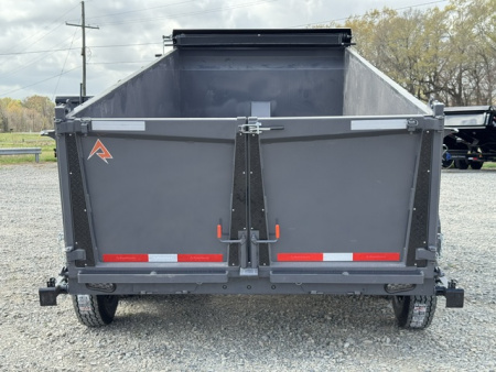 New 2026 RawMaxx 83X16 LPX TRIPLE AXLE Dump Trailer W/ 36'' SIDES,HYDRAILIC JACKS, 14 PLY TIRES, RAMPS, TARP, SPREAD GATE