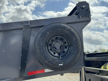 New 2026 RawMaxx 83X16 LPX TRIPLE AXLE Dump Trailer W/ 36'' SIDES,HYDRAILIC JACKS, 14 PLY TIRES, RAMPS, TARP, SPREAD GATE