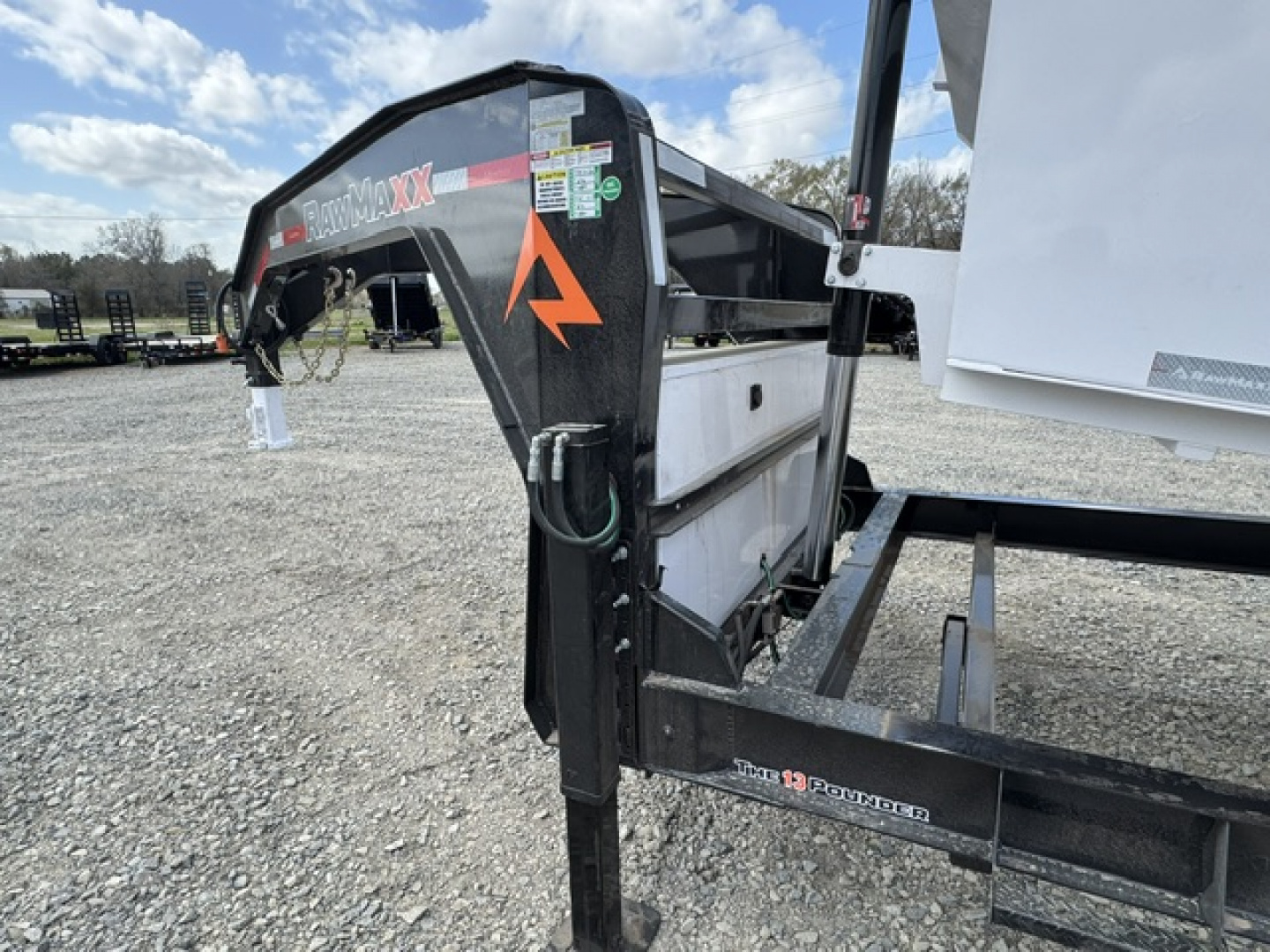 New 2026 RawMaxx 83X16 LPX 8K AXLES Dump Trailer W/ 36'' SIDES, HYDRAULIC JACKS, TARP, RAMPS, SPREAD GATE, 14PLY TIRES