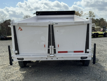 New 2026 RawMaxx 83X16 LPX 8K AXLES Dump Trailer W/ 36'' SIDES, HYDRAULIC JACKS, TARP, RAMPS, SPREAD GATE, 14PLY TIRES