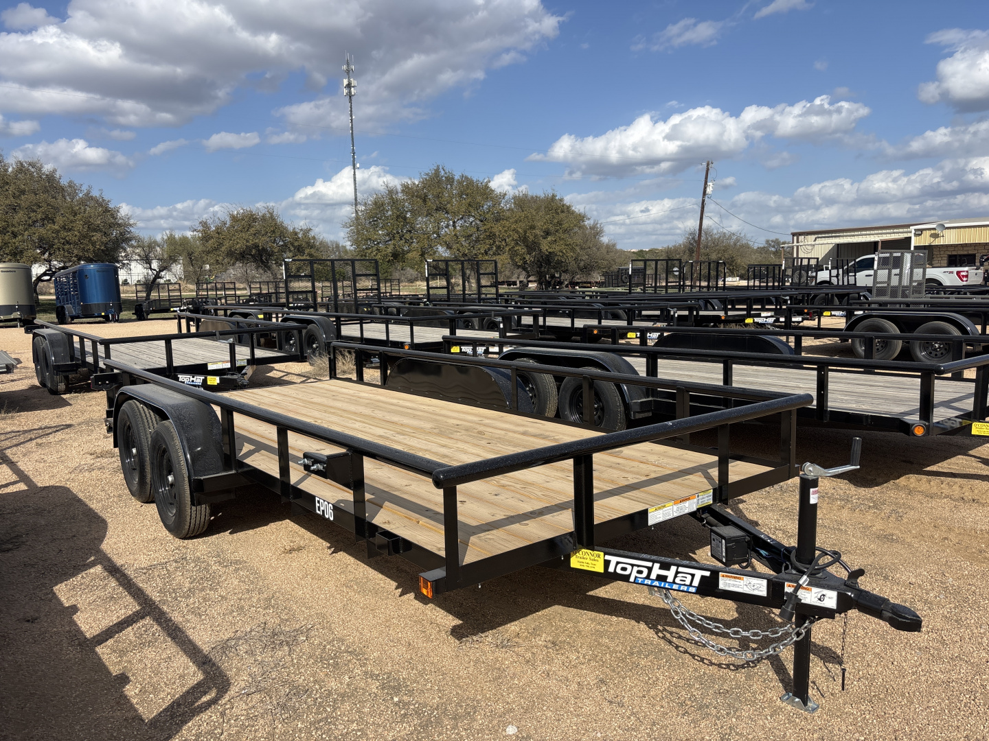 New 2026 Top Hat EP Utility Trailer