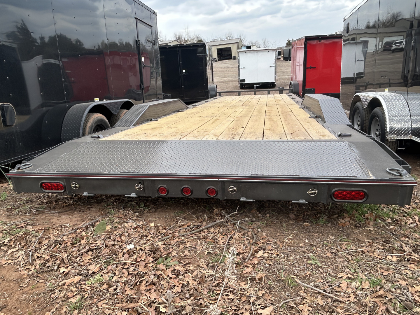 New 2026 Coffee Creek MFG 102x28 Tandem Axles (5200lbs) Car Hauler