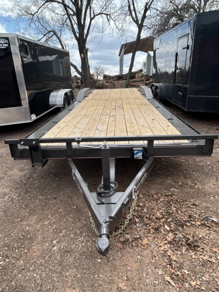 New 2026 Coffee Creek MFG 102x28 Tandem Axles (5200lbs) Car Hauler