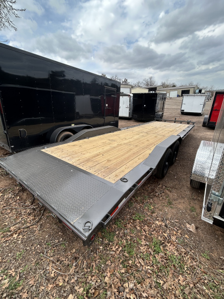 New 2026 Coffee Creek MFG 102x28 Tandem Axles (5200lbs) Car Hauler