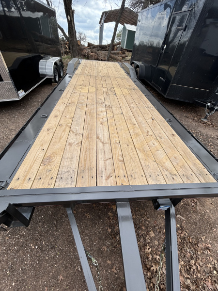 New 2026 Coffee Creek MFG 102x28 Tandem Axles (5200lbs) Car Hauler