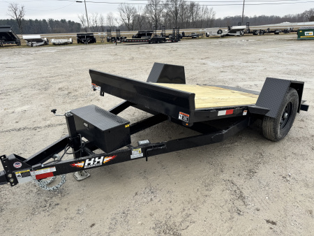 New 2026 H&H Trailers 78X12 Tilt Trailer 7K GVWR