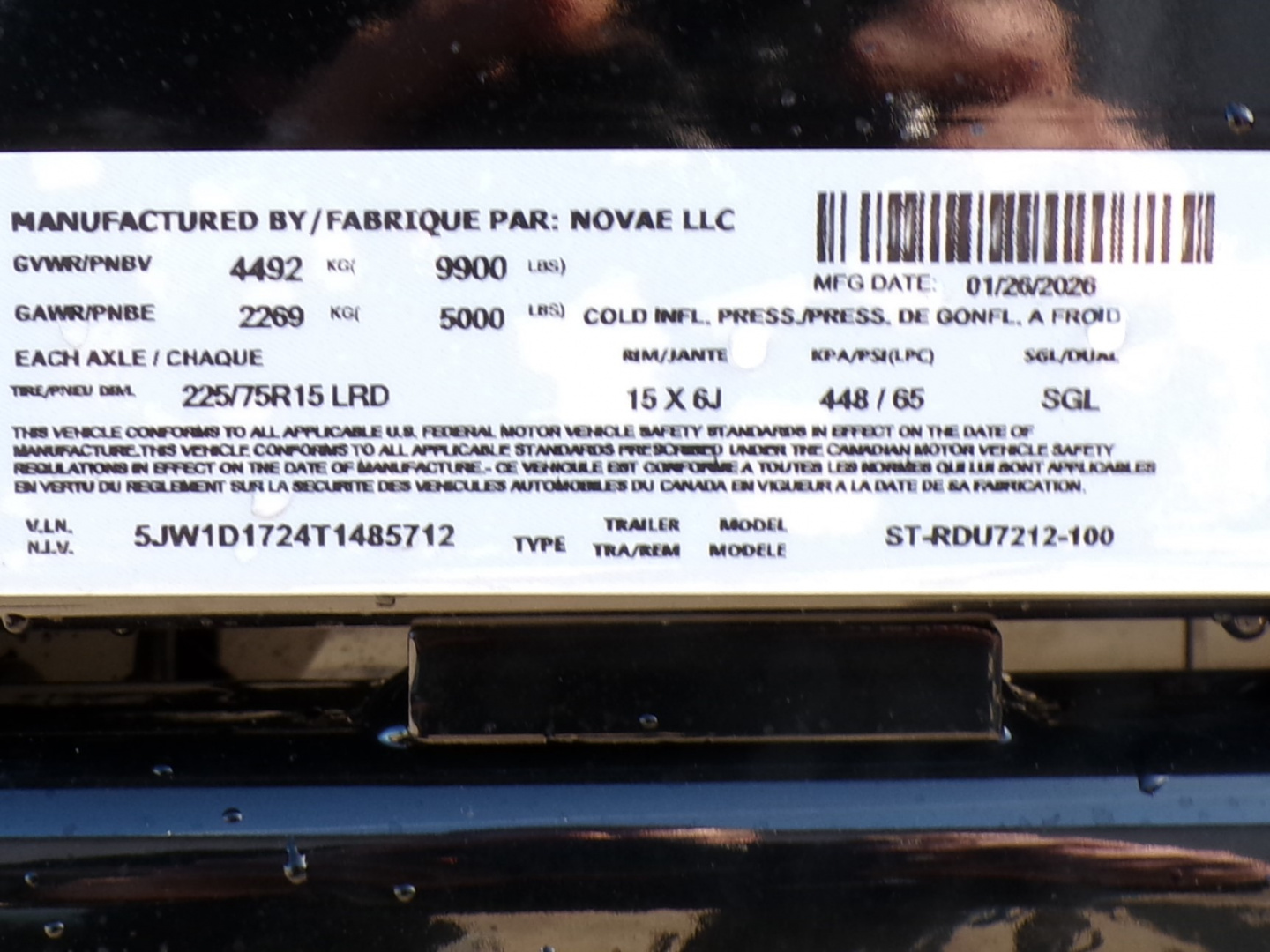 New 2026 Sure-Trac RDU 7212 Dump Trailer