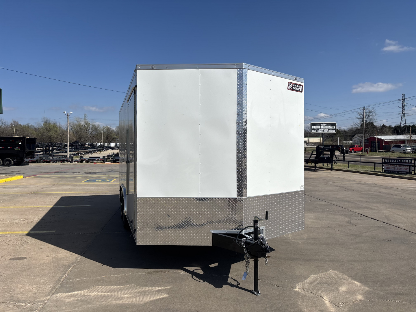 New #097594 2026 FOREST RIVER TA3 8.5 X 16 TANDEM AXLE 10K ENCLOSED W/ REAR RAMP DOOR