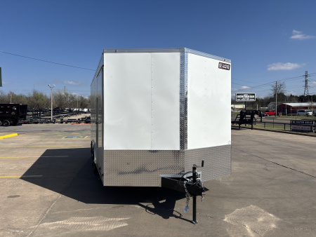 New #097594 2026 FOREST RIVER TA3 8.5 X 16 TANDEM AXLE 10K ENCLOSED W/ REAR RAMP DOOR