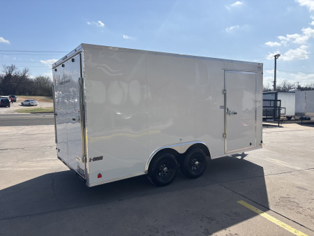 New #097594 2026 FOREST RIVER TA3 8.5 X 16 TANDEM AXLE 10K ENCLOSED W/ REAR RAMP DOOR