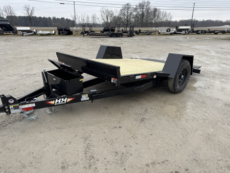 New 2026 H&H Trailers 78X12 Tilt Trailer 7K GVWR