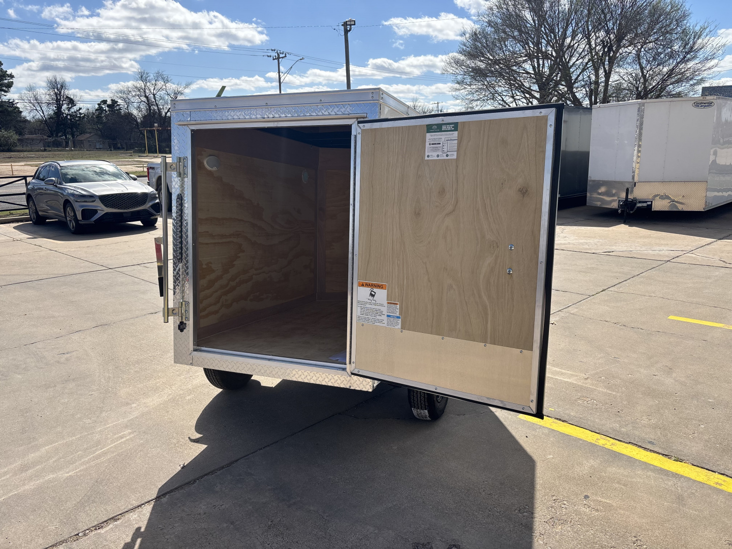 New #097531 2026 FOREST RIVER SA 4 X 6 SINGLE AXLE ENCLOSED 2K W/ REAR BARN DOOR