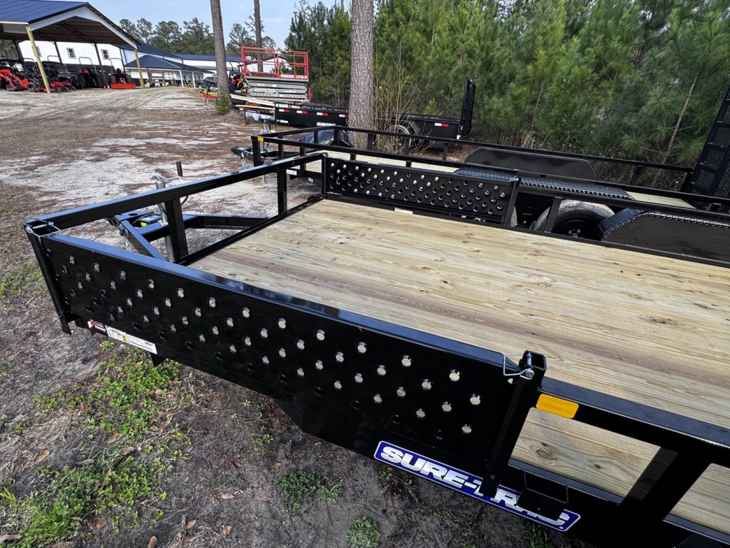 New 2026 Sure-Trac 7X16 TUBE TOP ATV 7K Trailer