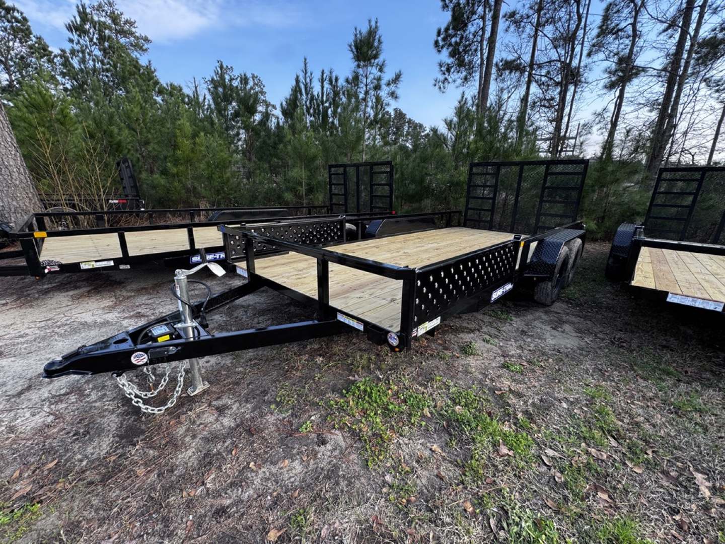 New 2026 Sure-Trac 7X16 TUBE TOP ATV 7K Trailer