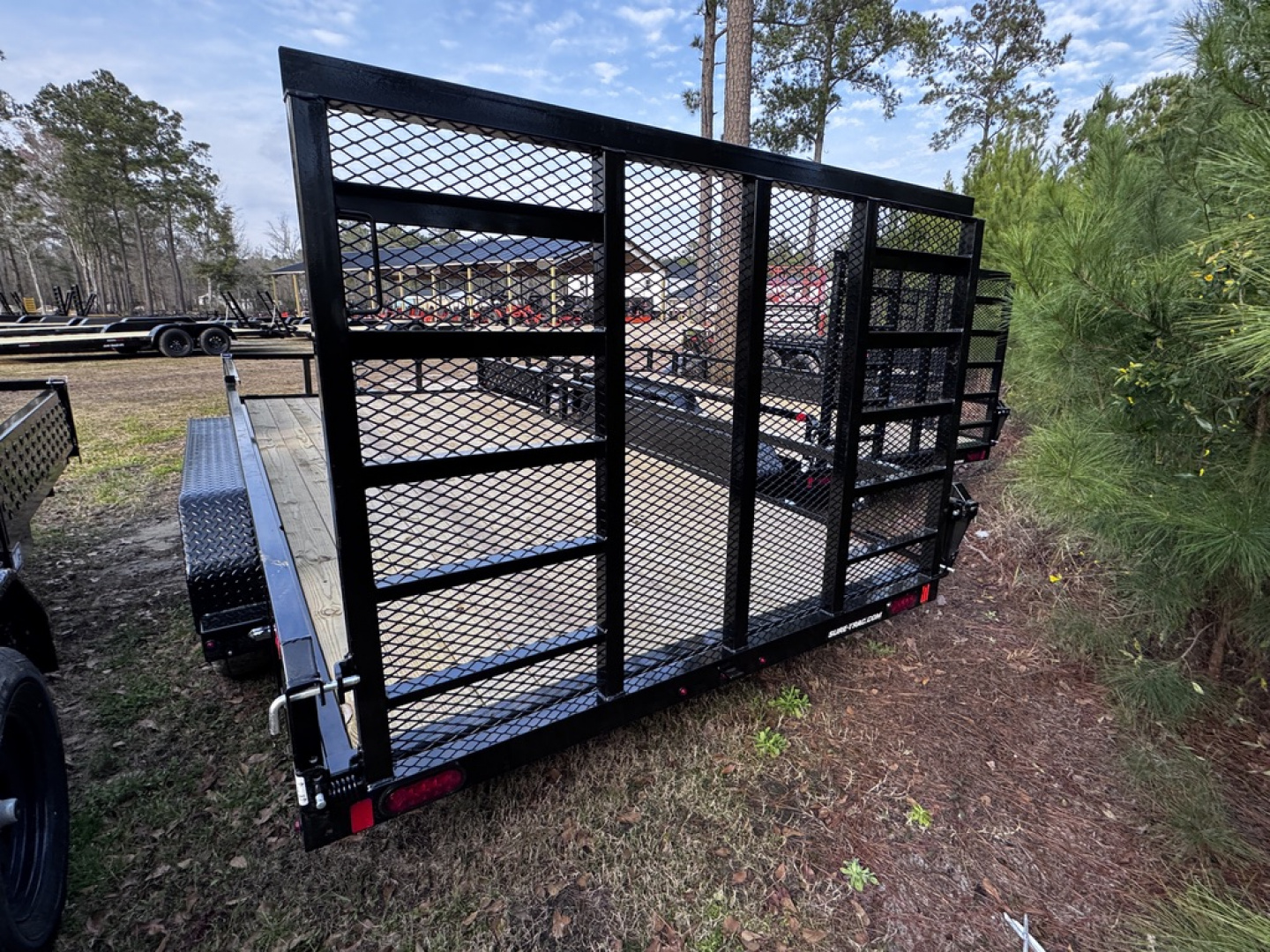 New 2026 Sure-Trac 7X16 TUBE TOP ATV 7K Trailer