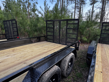 New 2026 Sure-Trac 7X16 TUBE TOP ATV 7K Trailer