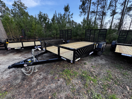 New 2026 Sure-Trac 7X16 TUBE TOP ATV 7K Trailer