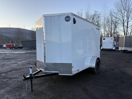 New 2026 WELLS CARGO 6x10 6'6  Interior Height Fasttrac Deluxe Cargo / Enclosed Trailer w/Ramp Door
