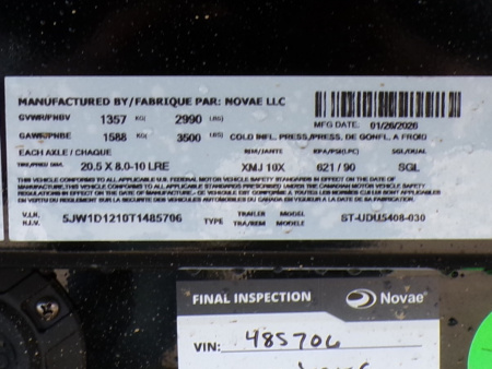 New 2026 Sure-Trac UDU 5408 Dump Trailer