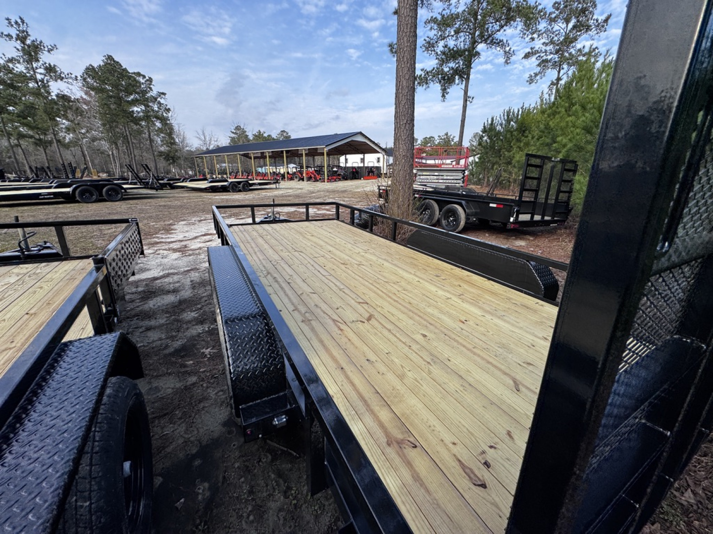 New 2026 Sure-Trac 7X16 TUBE TOP UTILITY 7K Trailer