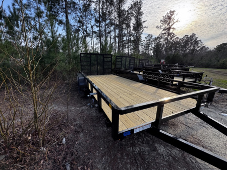 New 2026 Sure-Trac 7X16 TUBE TOP UTILITY 7K Trailer