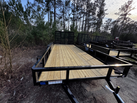 New 2026 Sure-Trac 7X16 TUBE TOP UTILITY 7K Trailer