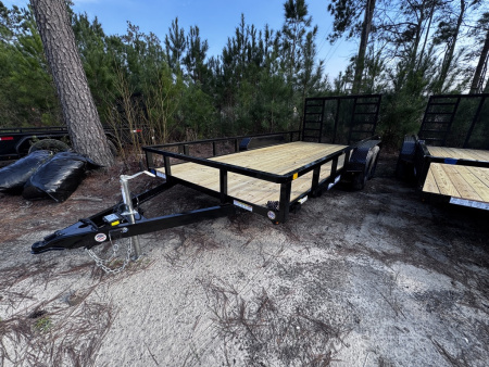 New 2026 Sure-Trac 7X16 TUBE TOP UTILITY 7K Trailer