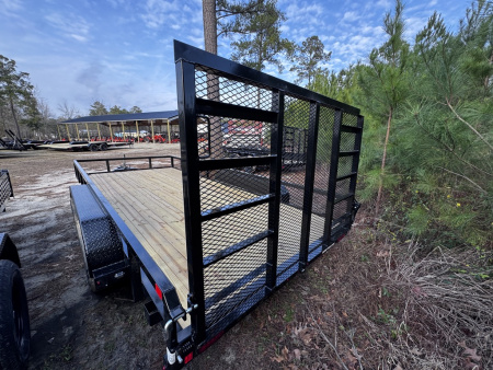 New 2026 Sure-Trac 7X16 TUBE TOP UTILITY 7K Trailer