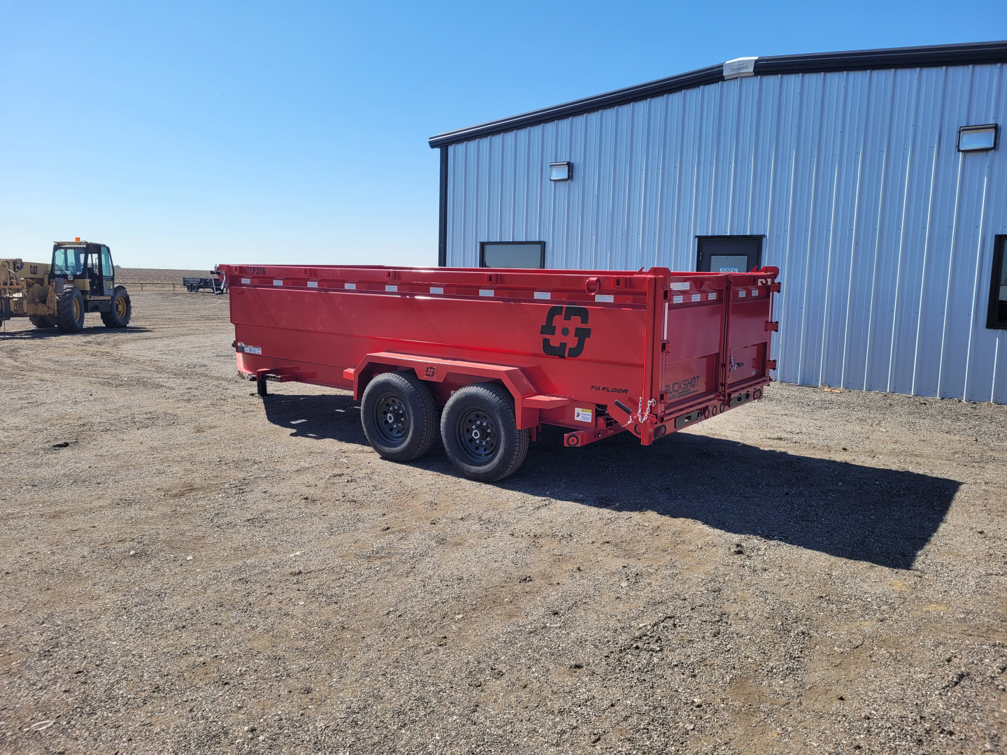 New 2026 Buckshot 83"x16' Telescopic Dump Trailer W/3' Sides