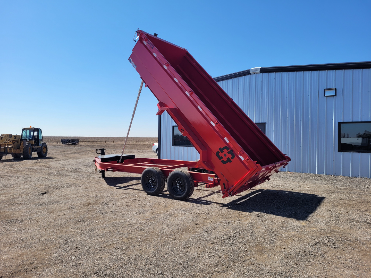 New 2026 Buckshot 83"x16' Telescopic Dump Trailer W/3' Sides