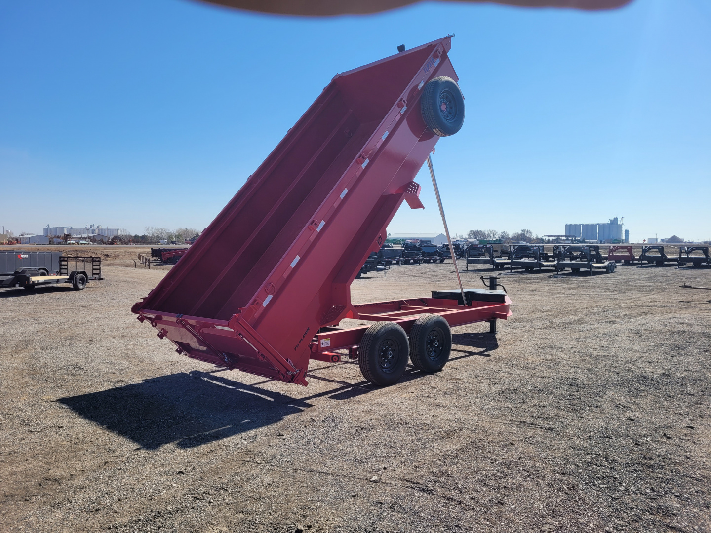 New 2026 Buckshot 83"x16' Telescopic Dump Trailer W/3' Sides