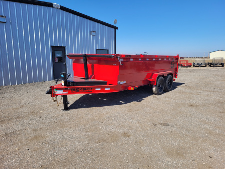 New 2026 Buckshot 83"x16' Telescopic Dump Trailer W/3' Sides