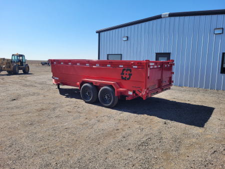 New 2026 Buckshot 83"x16' Telescopic Dump Trailer W/3' Sides